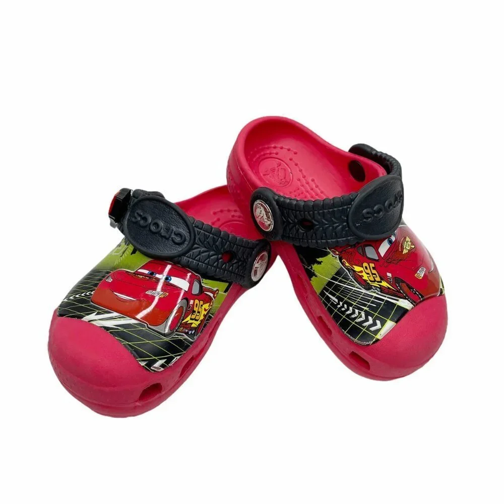Crocs CC Glow in the Dark Cars Lighting McQueen Cl